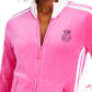 Juicy Couture Women's Heritage Logo Jacket Pink Size X-Large