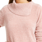 Karen Scott Women's Petite Envelope-Neck Chenille Sweater Pink Size Petite Small