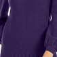 Alfani Women's Petite Mock-Neck Embellished Sweater Purple Size PL