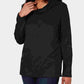 Karen Scott Women's Heather Long Sleeve Turtle Neck Blouse Top Size Black Size Small