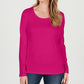 Karen Scott Women's Cotton Scoop Neck Top Pink Size PM