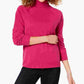 Karen Scott Women's Turtleneck Sweater Pink Size Small