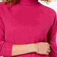 Karen Scott Women's Turtleneck Sweater Pink Size Small