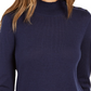 Charter Club Women's Merino Wool Turtleneck Blue Size Medium