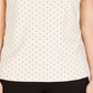 Karen Scott Women's Scoop Neck T-Shirt Brown Size X-Large