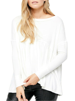 Free People Girl's Forever Your Drape Tee White Size X-Large
