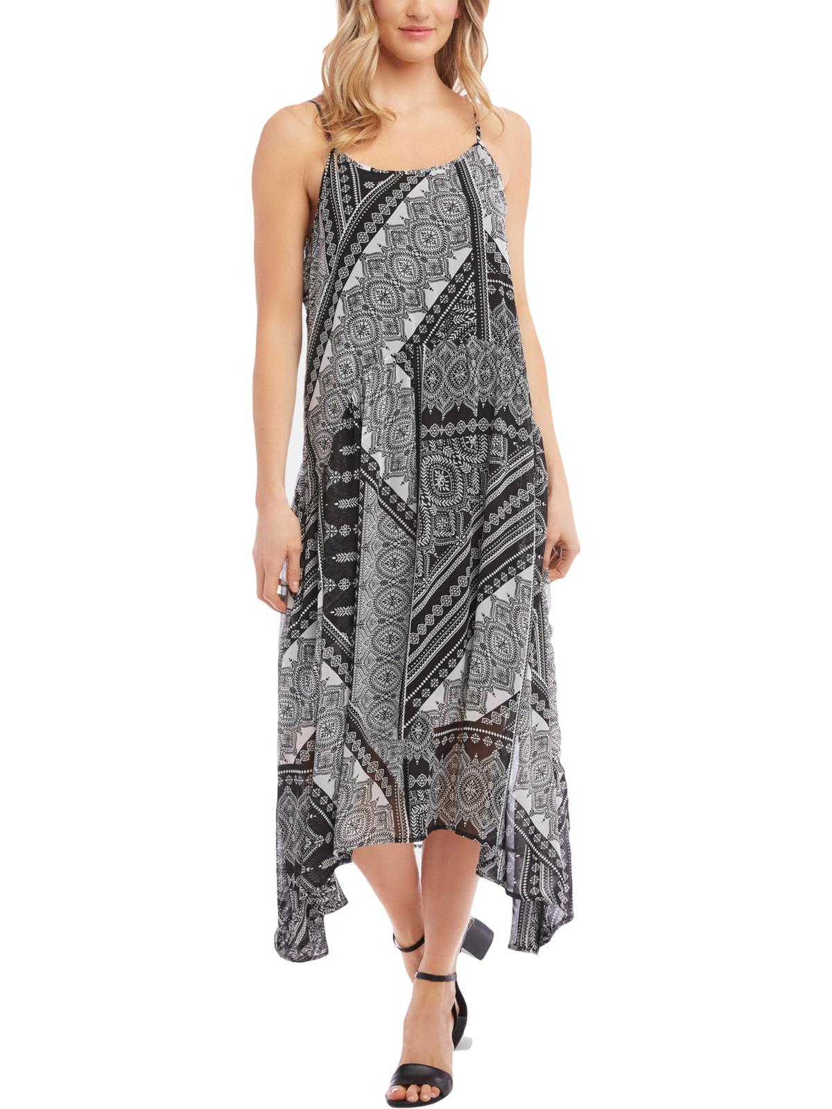 Karen Kane Women's Casual MIDI Dress Black Size Large