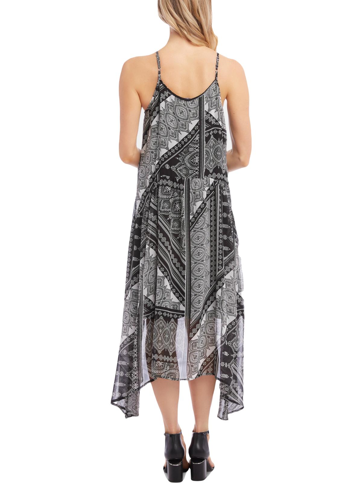 Karen Kane Women's Casual MIDI Dress Black Size Large