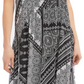 Karen Kane Women's Casual MIDI Dress Black Size Large