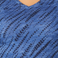 Style & Co Women's V Neck Short Sleeves T-Shirt Blue Size X-Small