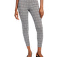 Maison Jules Women's Plaid Skinny Wear to Work Pants Gray Size X-Small