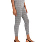 Maison Jules Women's Plaid Skinny Wear to Work Pants Gray Size X-Small