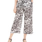 Charter Club Women's Floral Print Capri Pants White Size X-Large