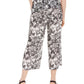Charter Club Women's Floral Print Capri Pants White Size X-Large