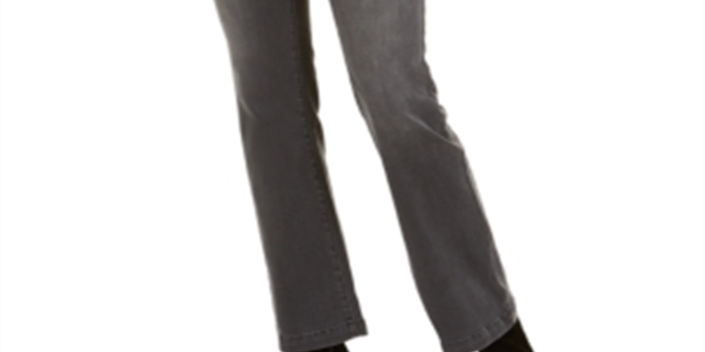 INC International Concepts Women's Curvy Fit Finity Bootcut Jeans Black Size 4