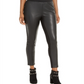 Thalia Sodi Women's Faux Leather Front Leggings Black Size Small