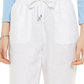 Tommy Hilfiger Women's Linen Pants White Size XS