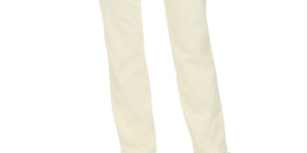 Style & Co Women's Tummy Control Straight-Leg Fashion Jeans Yellow Size 14