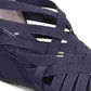 Bandolino Women's Gillmiro Open Toe Casual Strappy Sandals Blue Size 9.5 M
