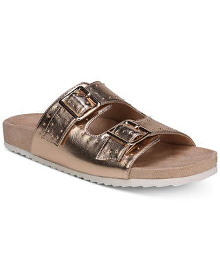 Bar III Women's Mealissa Foodbed Sandals Gold Size 9.5 M