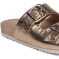 Bar III Women's Mealissa Foodbed Sandals Gold Size 9.5 M