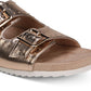 Bar III Women's Mealissa Foodbed Sandals Gold Size 9.5 M