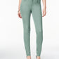 Style & Co Women's Curvy-Fit Skinny Fashion Jeans Green Size 16