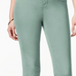Style & Co Women's Curvy-Fit Skinny Fashion Jeans Green Size 16