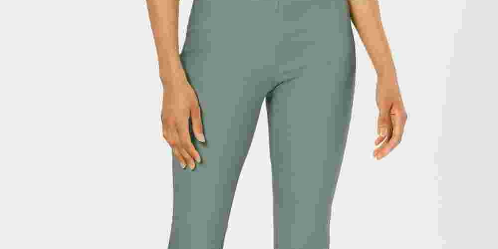Charter Club Women's Cambridge Skinny Pull-On Tummy-Control Pants Regular And Short Lengths  Green Size 6