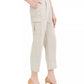 Calvin Klein Women's Cropped Cargo Pants Beige Size 6