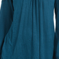 Style & Co Women's Lace Shoulder Top Green Size PP