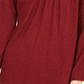 Style & Co Women's Petite Lace-Shoulder Top Red Size PM
