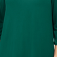 JM Collection Women's Embellished Cold Shoulder Top Green Size Medium