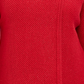 JM Collection Women's Wrap Front Brooch Sweater Blazer Red Size PS