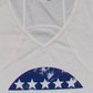Style & Co Women's Knit Top Graphic Stars Tank Beige Size X-Small