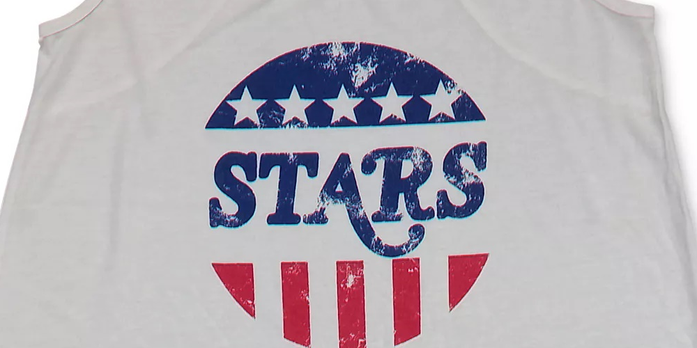 Style & Co Women's Knit Top Graphic Stars Tank Beige Size X-Small