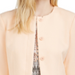Calvin Klein Women's Peplum Hem Back Slit Blazer Peach Size 12