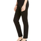 Alfani Women's Extended Tab Skinny Pants Black Size 8 Petite