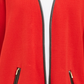 Charter Club Women's Milano Cotton Open Front Cardigan Red Size Large
