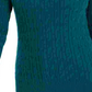 Charter Club Women's Textured Embellished Patterned Long Sleeve Jewel Neck Sweater Green Size XX-Large