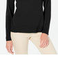 Karen Scott Women's Boat Neck Long Sleeve Sweater Black Size Petite Small