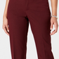 Charter Club Women's Slim Leg Ankle Pants Wine Size 10 Petite