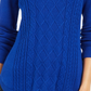 Charter Club Women's Cable Sweater Blue Size X-Small