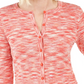 Charter Club Women's Space-Dyed Button Cardigan Pink Size Medium