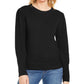 Style & Co Women's Puffy Sleeve Sweater Black Size X-Large