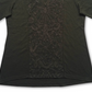 JM Collection Women's Embroidered Keyhole Top Gray Size X-Large