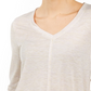 Style & Co Women's V-Neck Top Pink Size Large