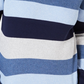 Karen Scott Women's Ribbed Mock Neck Cotton Sweater Blue Size Small