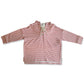 Style & Co Women's Striped Lace-Up Hoodie Red Size X-Large