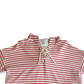 Style & Co Women's Striped Lace-Up Hoodie Red Size X-Large
